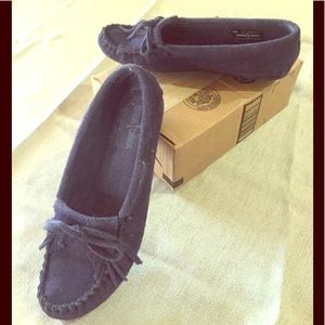 Royal blue loafers